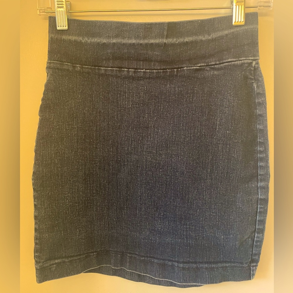 Jean pencil skirt